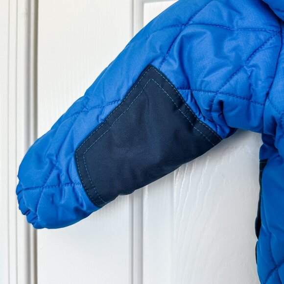 Patagonia Baby Boys Puff Rider Full Zip Hooded Quilted Jacket - Size 12 Months - Picture 5 of 6